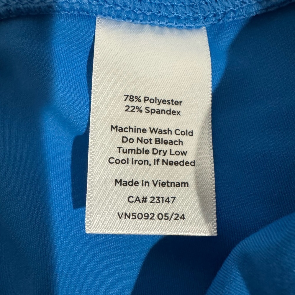 Talbots OUT & ABOUT ESSENTIAL LEGGINGS Royal Blue Women’s Size Medium NEW - Picture 9 of 10